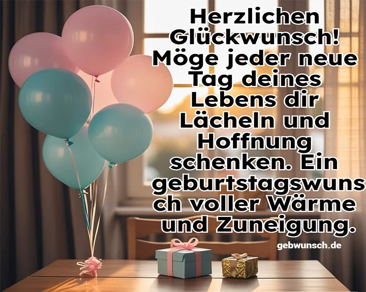 geburtstagswünsche 4 Geburtstagswünschen von Herzen