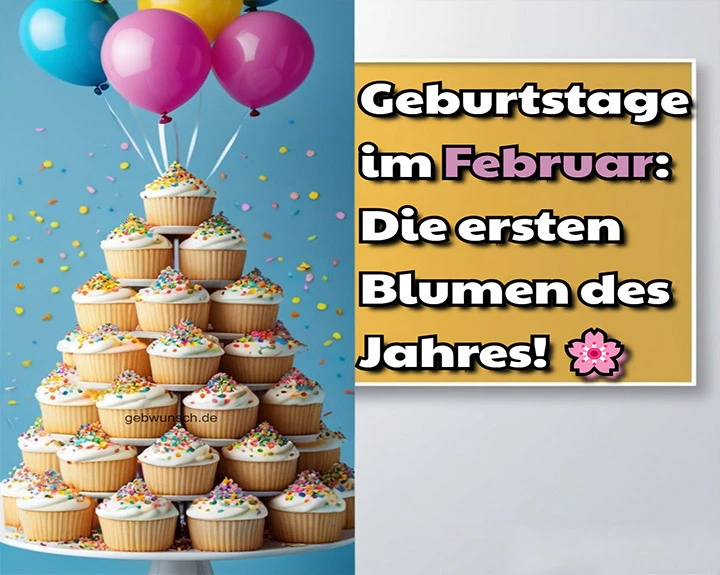❄️ 125 originelle Geburtstagswünsche für Februar ❤️ 1 Geburtstagswünsche für Februar