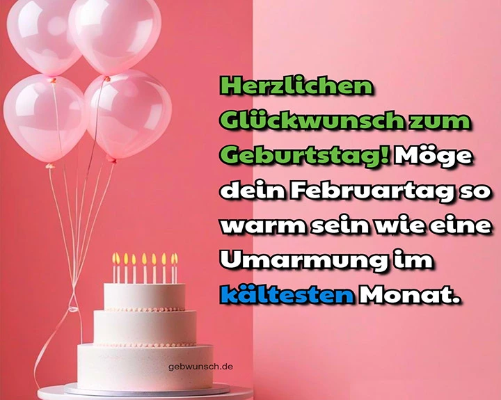❄️ 125 originelle Geburtstagswünsche für Februar ❤️ 2 Lustige Geburtstagswünsche Februar