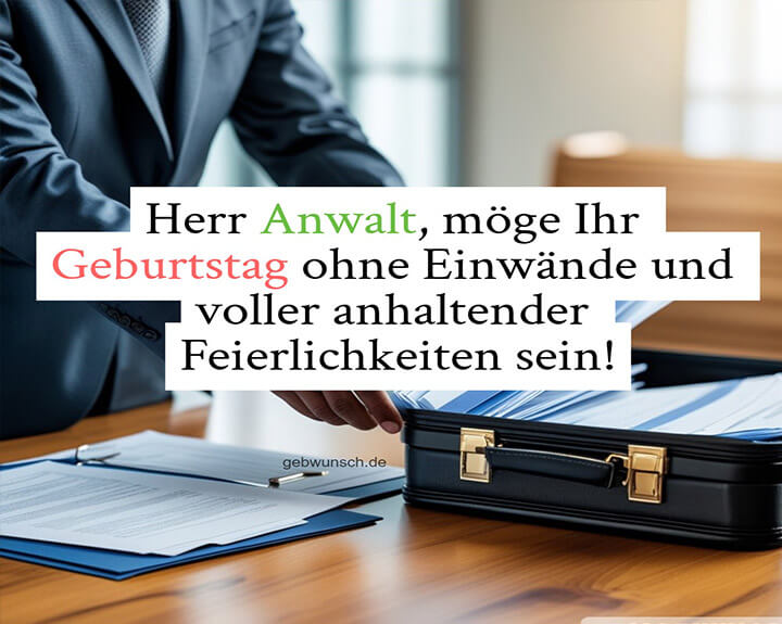 Geburtstagswünsche für Anwälte 1 Geburtstagsgrüße für Anwälte