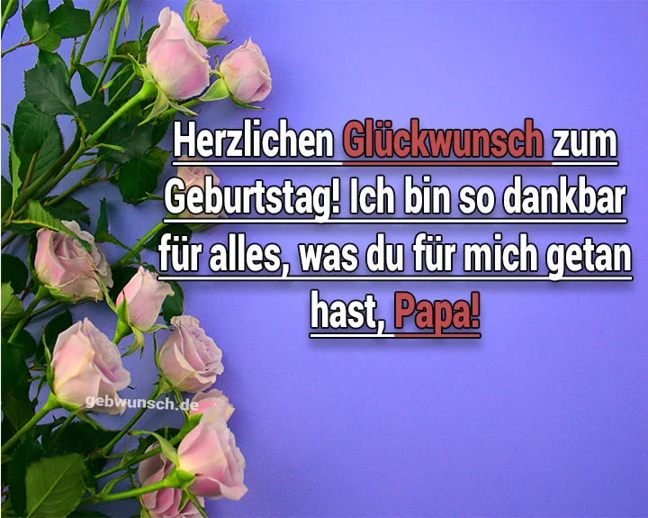 Geburtstagswünsche Papa 1 Geburtstagswünsche Papa