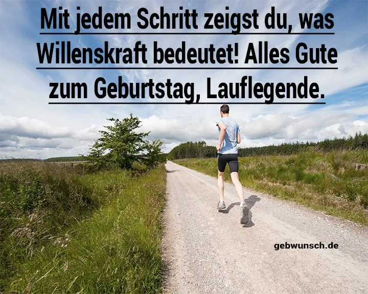 Geburtstagswünsche Läufer 1 Geburtstagswünsche Läufer