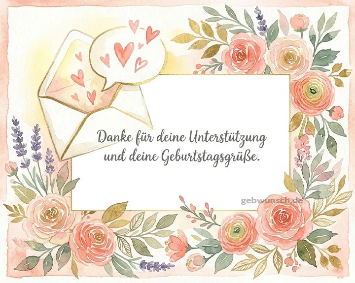 Antwort auf Geburtstagswünsche 1 Antwort auf Geburtstagswünsche